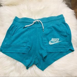 Nike Blue Terry Cloth Shorts